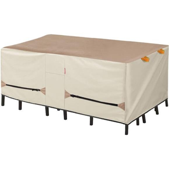Porch Shield Patio Table Cover - Waterproof Outdoor Dining Table and Chairs - Picture 1 of 7